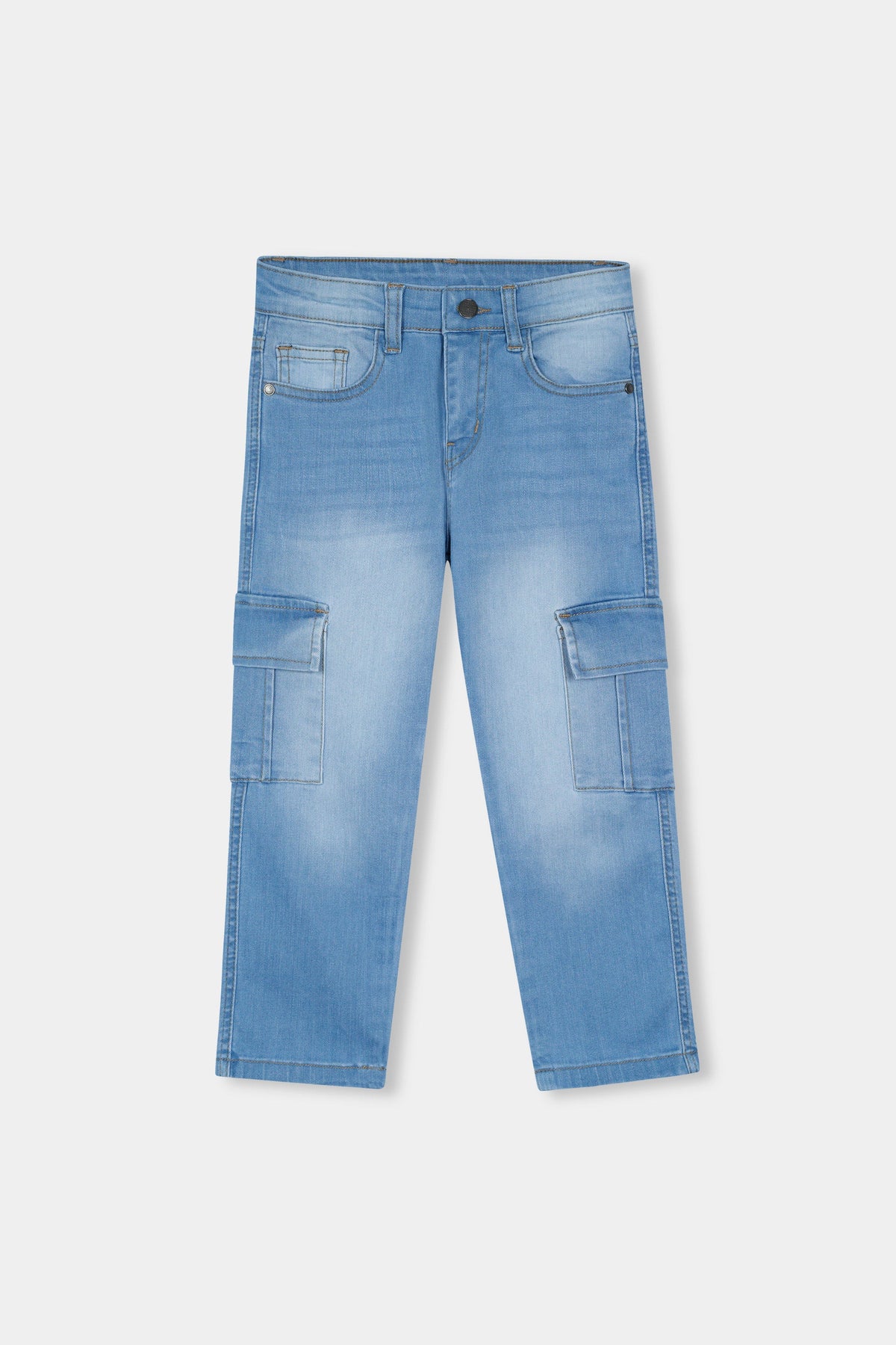 6 Pocket Denim Pant Sky Blue