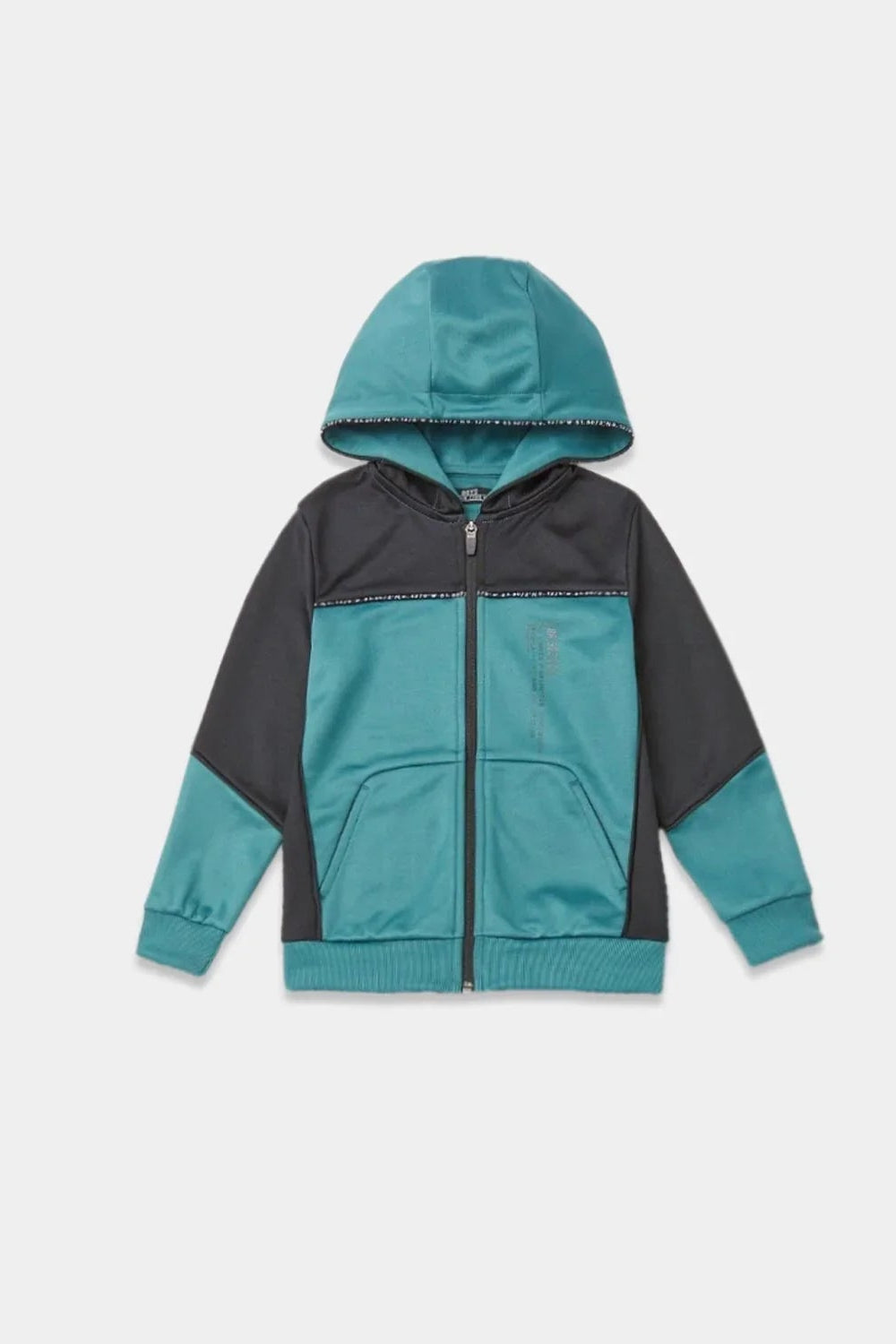 Kids Soft Cotton Interlock Zipper Hoodie