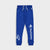 Premium Quality Blue Slogan Soft Fleece Jogger Trouser for Kids (121298)