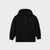 Kids Premium Quality Embroidered Fleece Black Zipper Hoodie