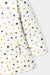 Girls’ Winter Puffer Jacket – White Quilted jacket with Multicolor Heart Print