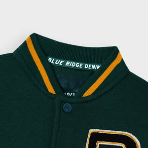 Kids Base Ball Embroidered Fleece Jacket