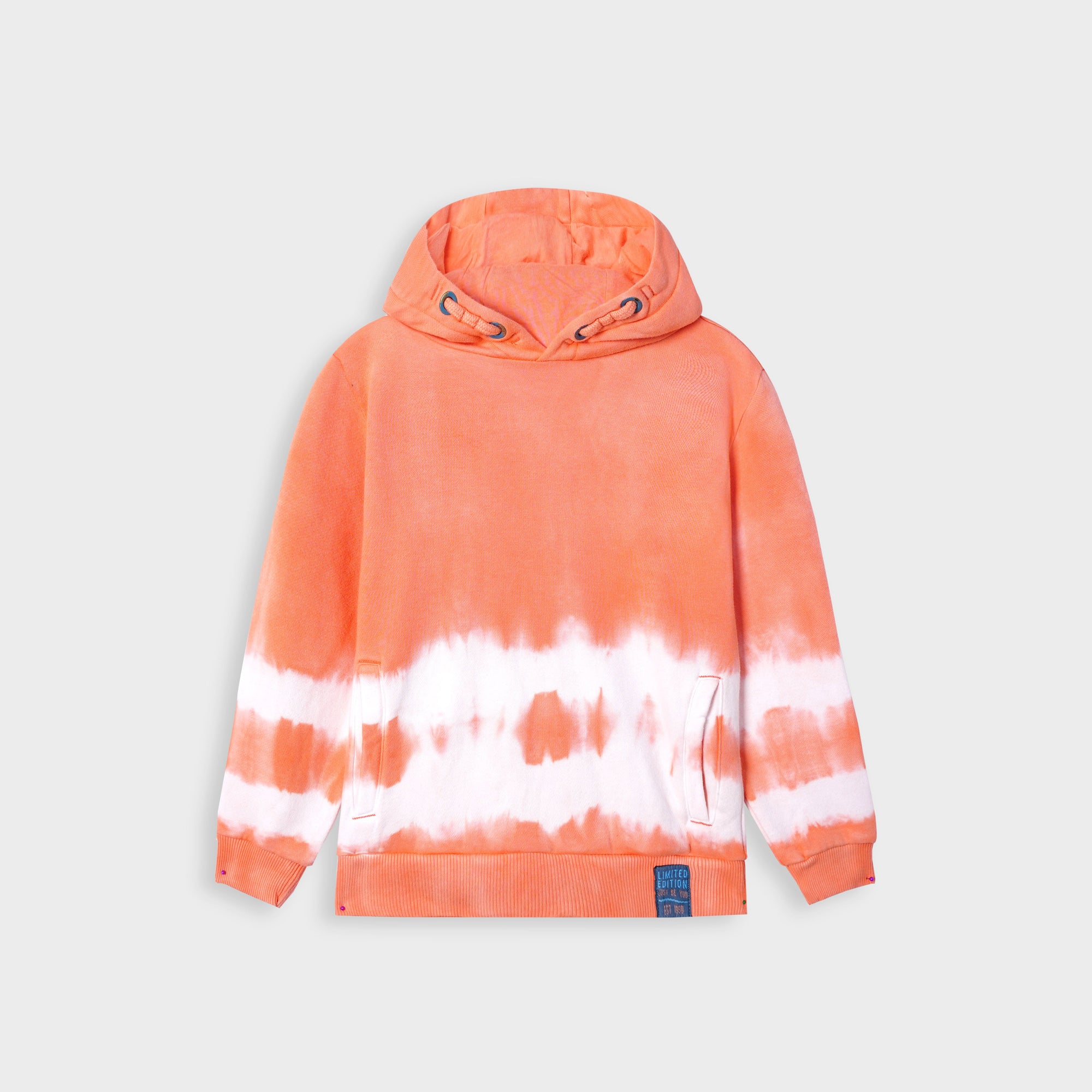 Premium Quality Tie & Dye Fleece Pull-Over Hoodie For Kids