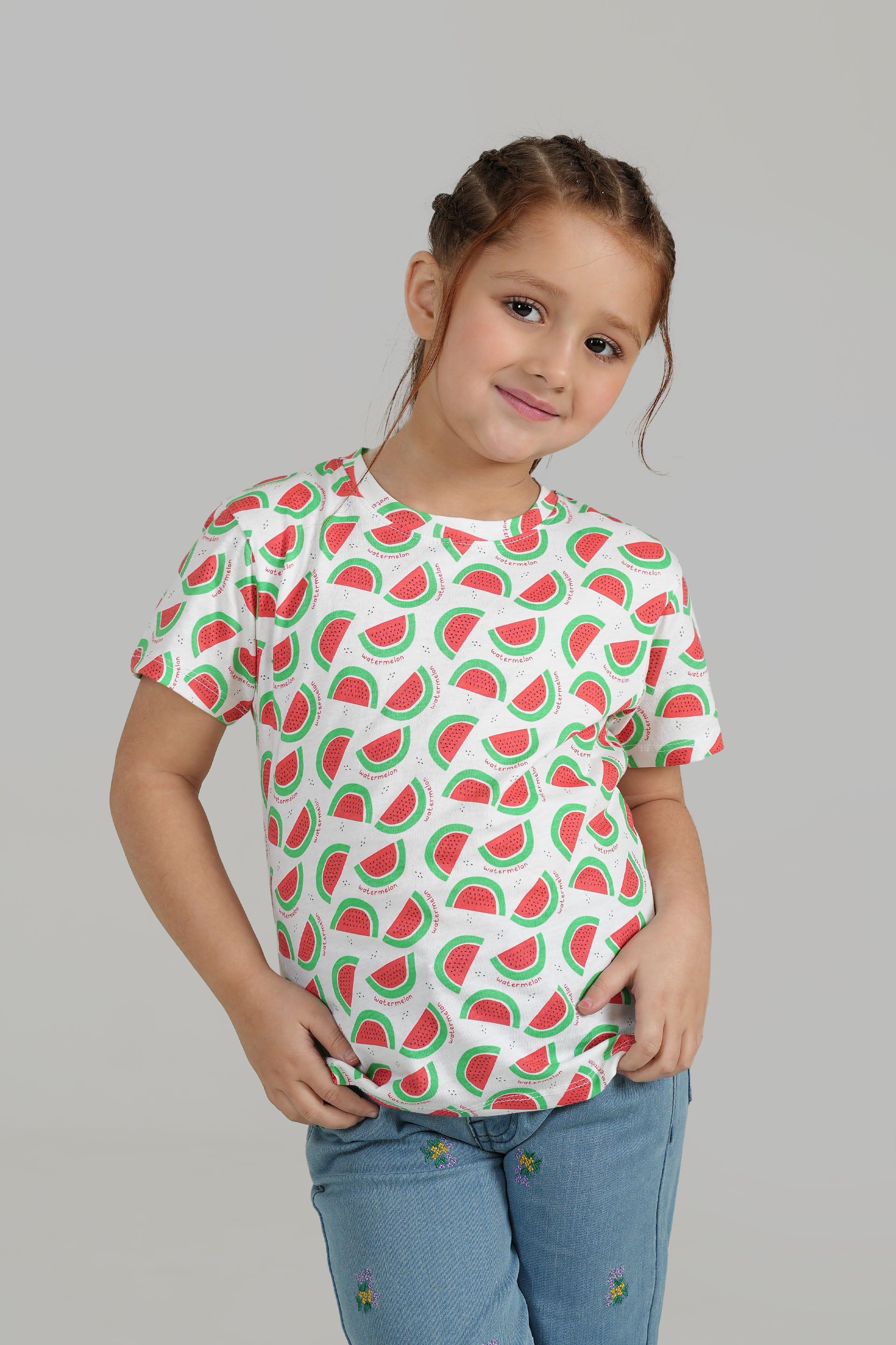 Water Melon all over Print T shirt