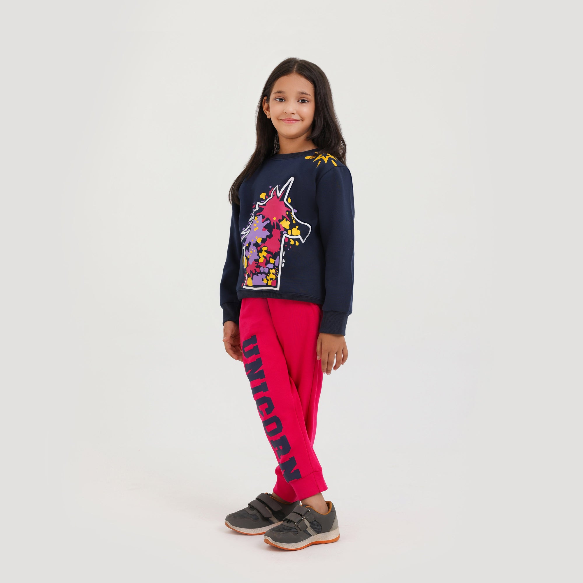 Premium Quality Printed Fleece Suit For Girls