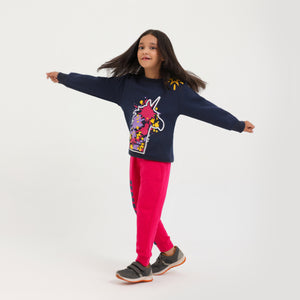 Premium Quality Printed Fleece Suit For Girls