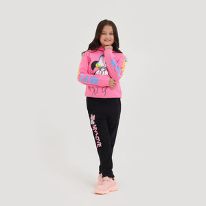 Premium Quality "Minnie" Graphic Fleece Suit For Girls