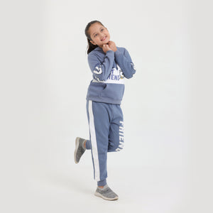 Kids Cut & Sew Graphic Fleece Panel TrackSuit