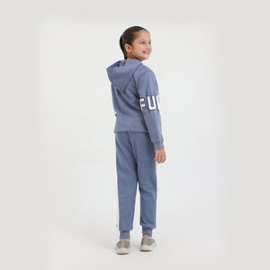 Kids Cut & Sew Graphic Fleece Panel TrackSuit