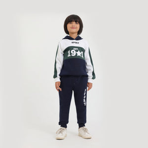 Kids Cut & Sew Graphic Fleece Panel TrackSuit