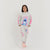 Premium Quality Graphic Panel Fleece Suit For Girls