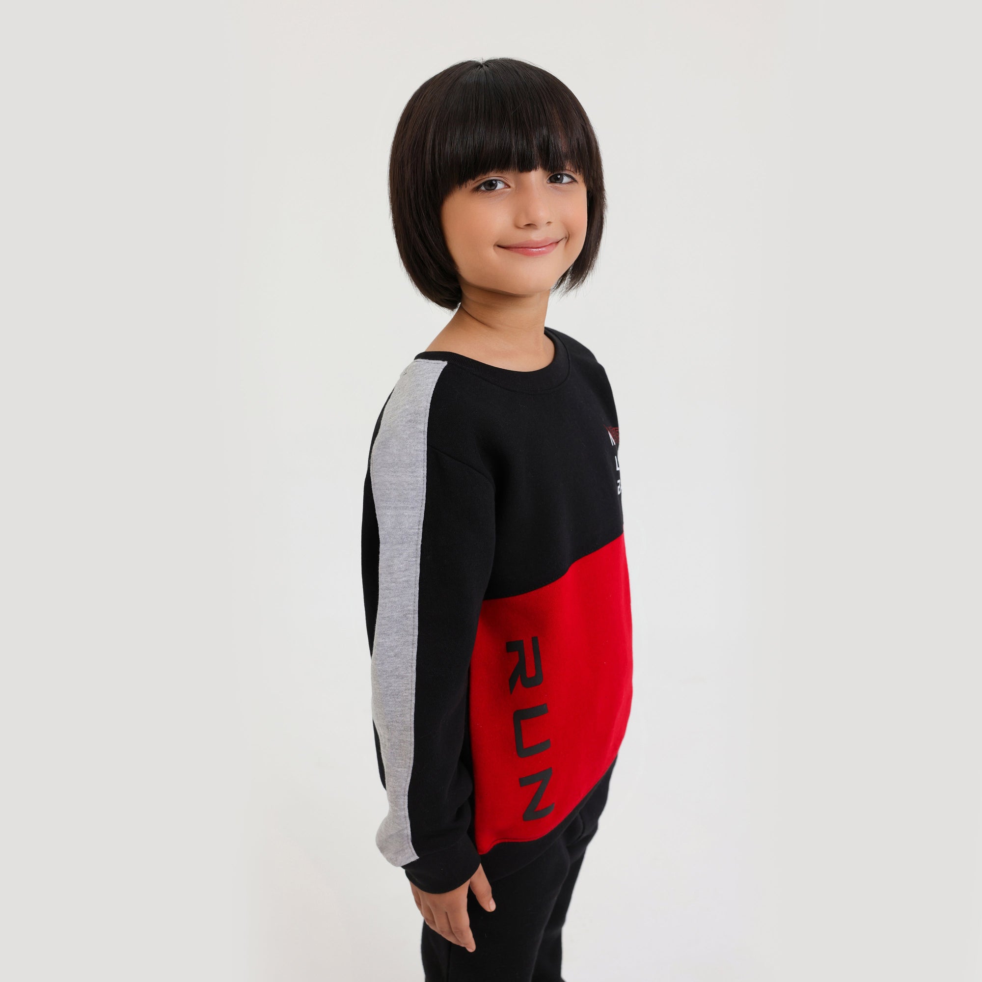 Premium Quality Printed Panel Fleece Suit For Kids