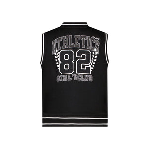 Premium Quality Black Embroidered Fleece Baseball Jacket For Kids (121374)
