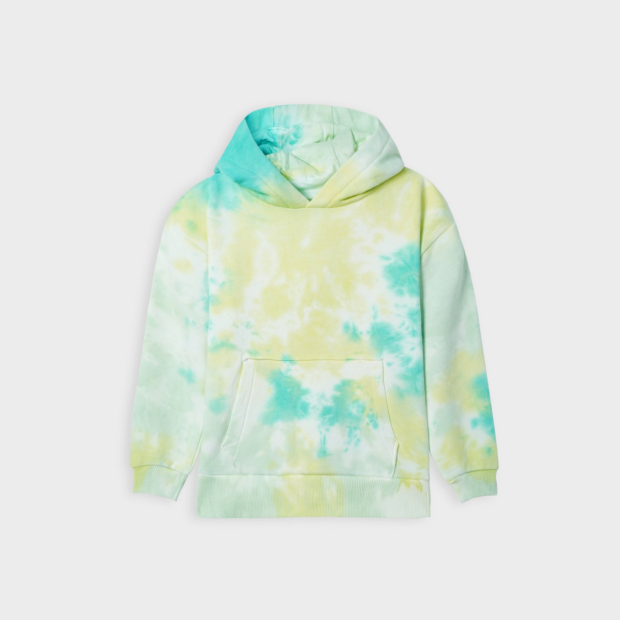 Premium Quality Tie & Dye Fleece Pull-Over Hoodie For Kids