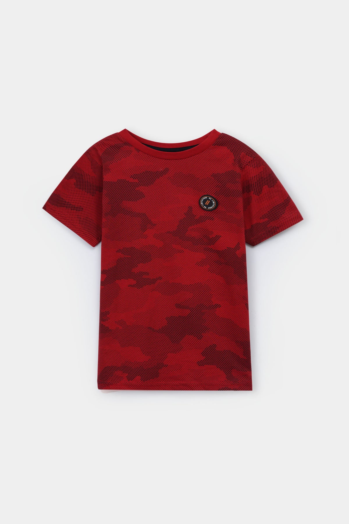 Boys All-Over Camo Printed Soft T-Shirt