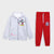 Premium Quality Printed Fleece Zipper TrackSuit For Boys