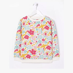 Premium Quality All-Over Printed Soft Fleece Sweatshirt For Girls (121910)