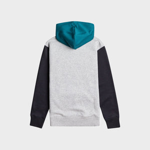 Premium Quality Color Block Embroidered Pull Over Soft Fleece Hoodie For Kids (121368)