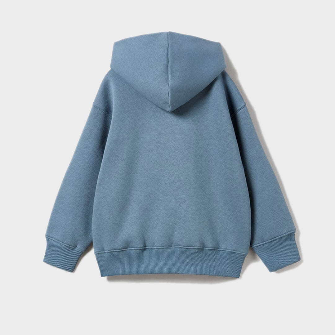Premium Quality Light Blue Soft Fleece Pull-Over Hoodie For Kids (121159)