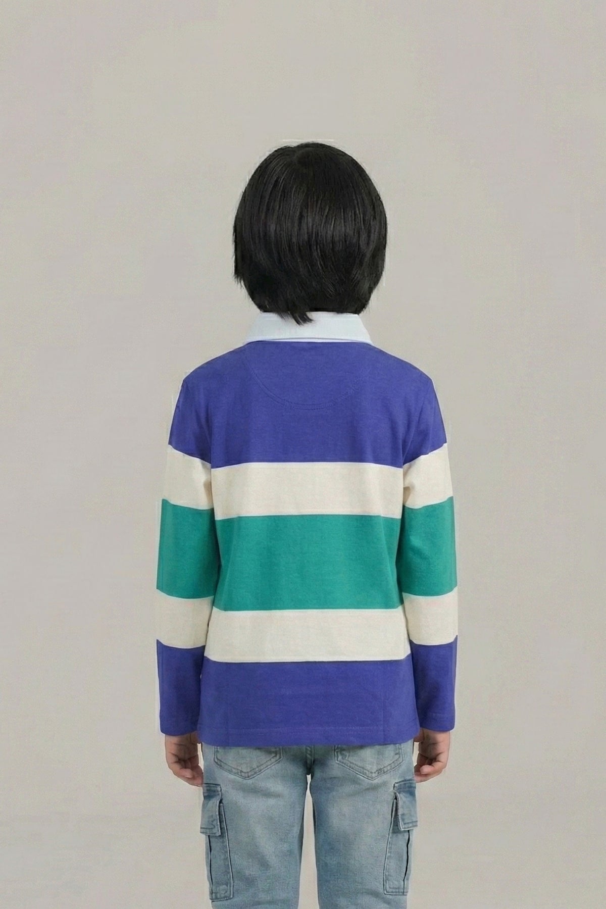 Playful Stripes Kids' Rugby Shirt – Let's Play OK!