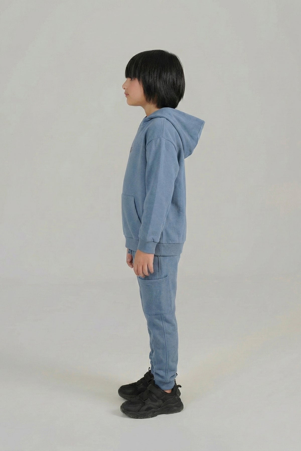 Retro Blue Future Tracksuit Set for Boys