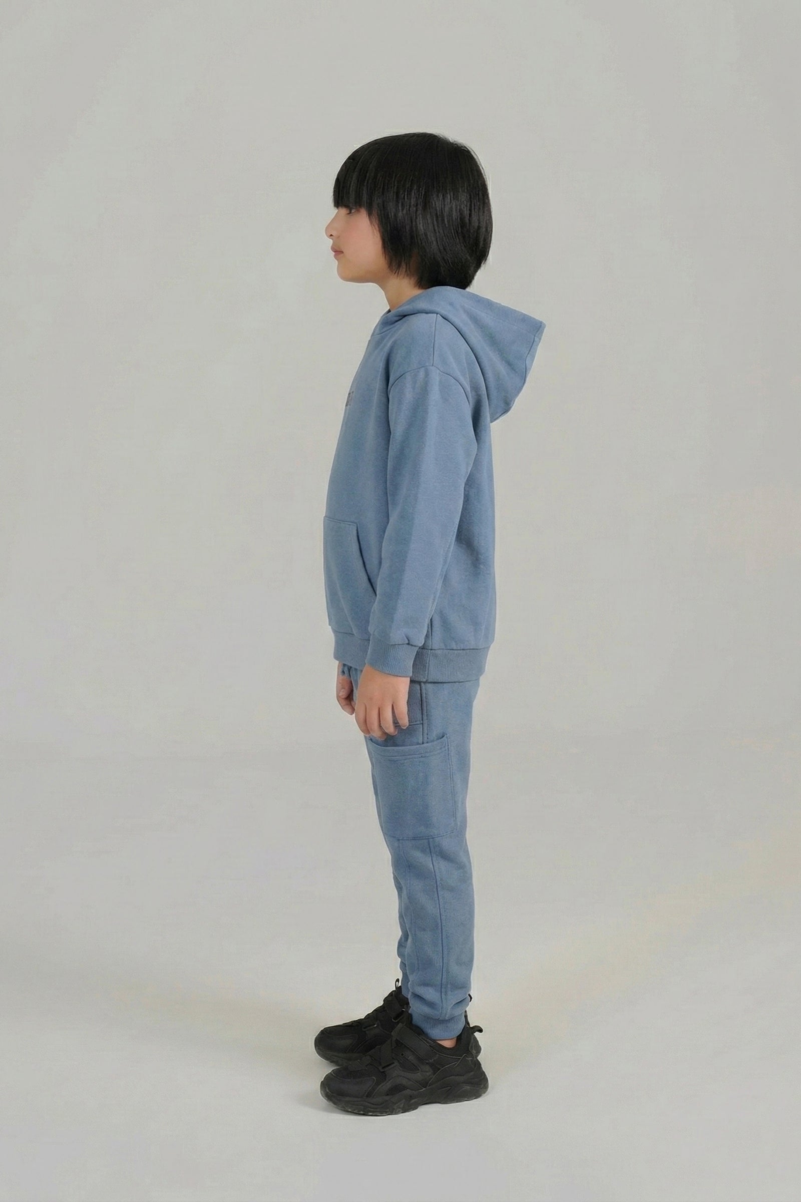 Retro Blue Future Tracksuit Set for Boys