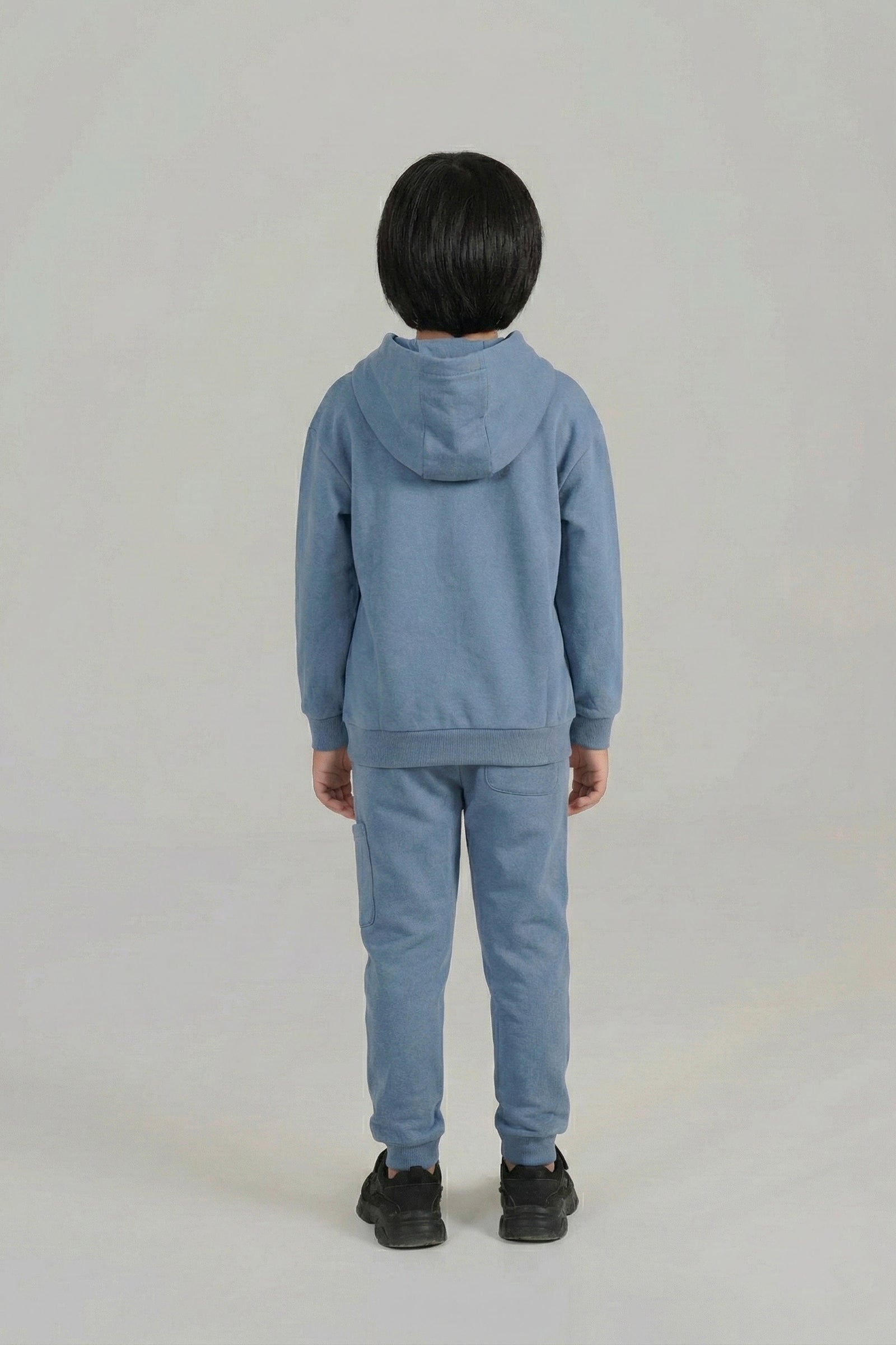 Retro Blue Future Tracksuit Set for Boys