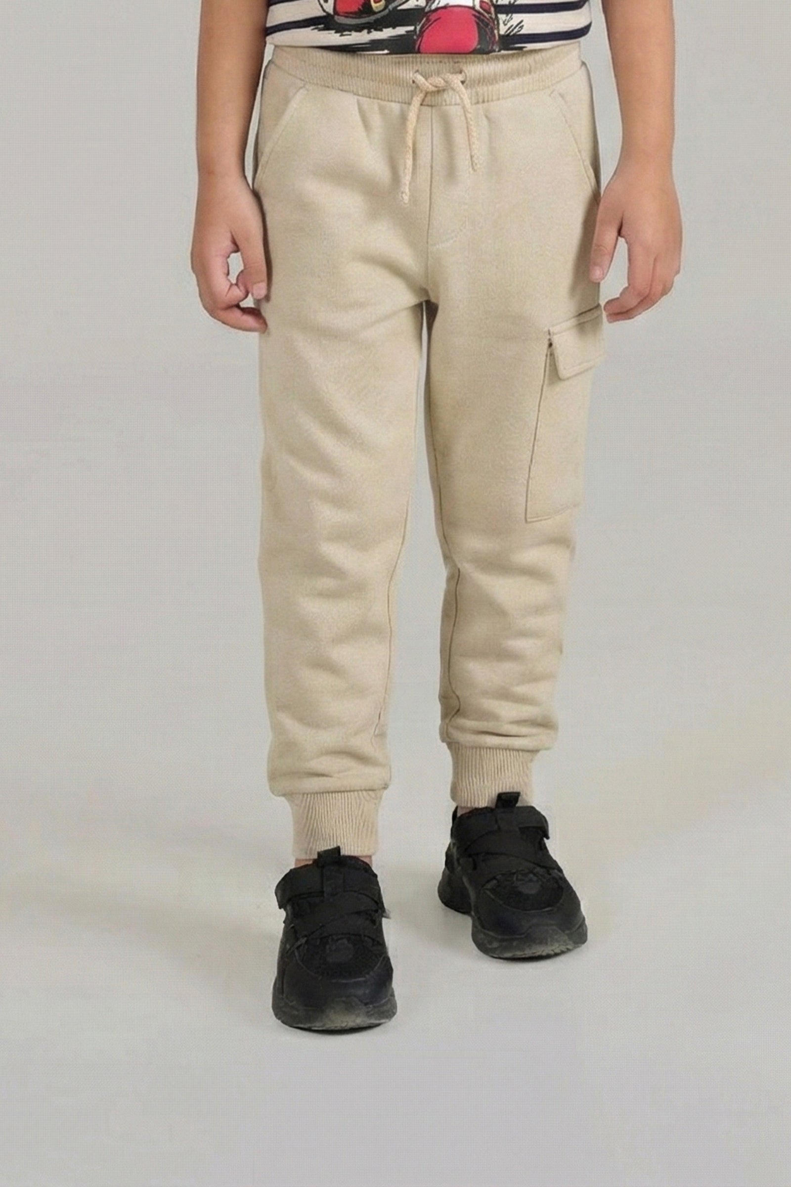 beige cargo trouser for kids
