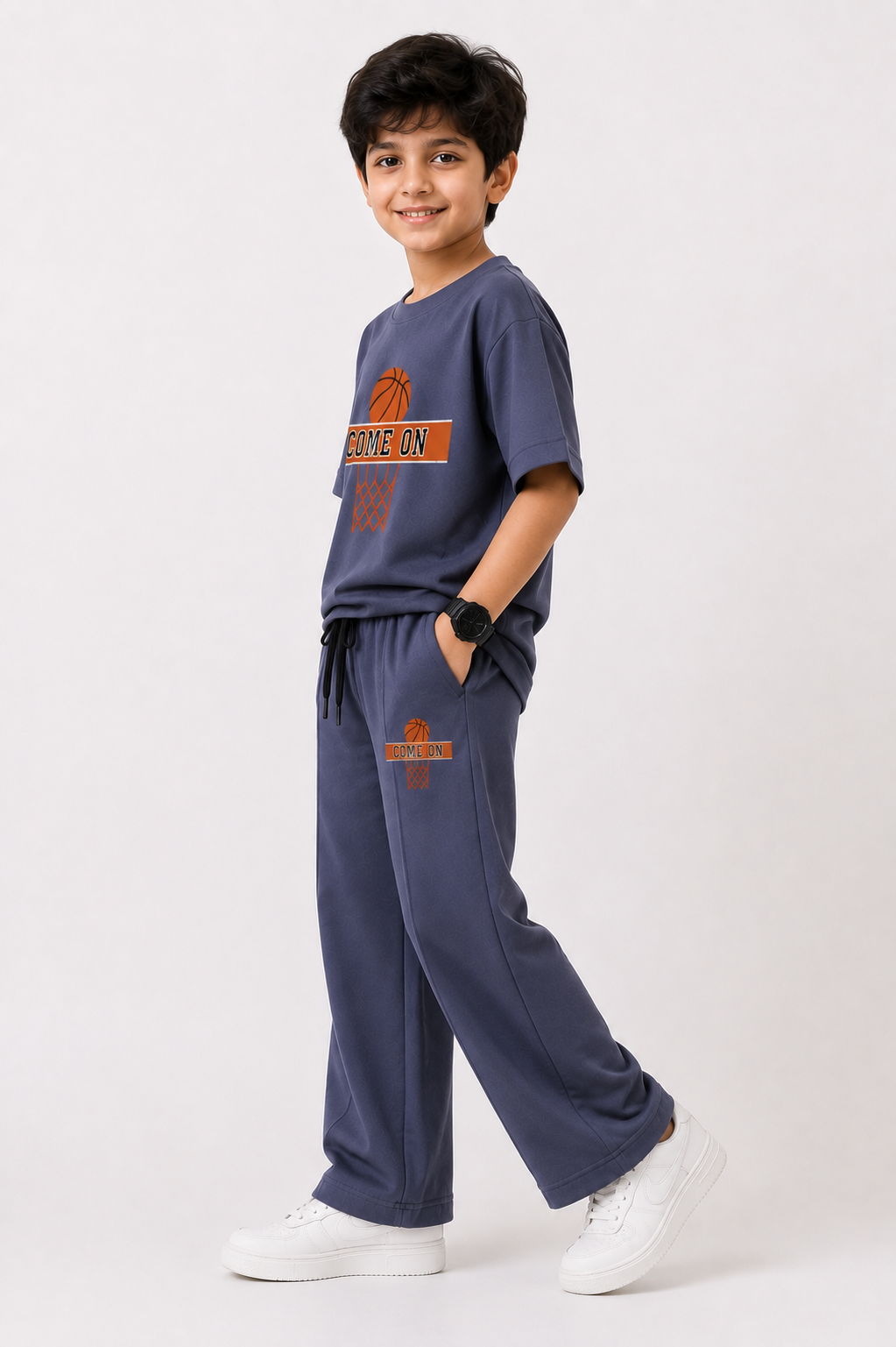 Boys Come On Basketball Co-Ord Set
