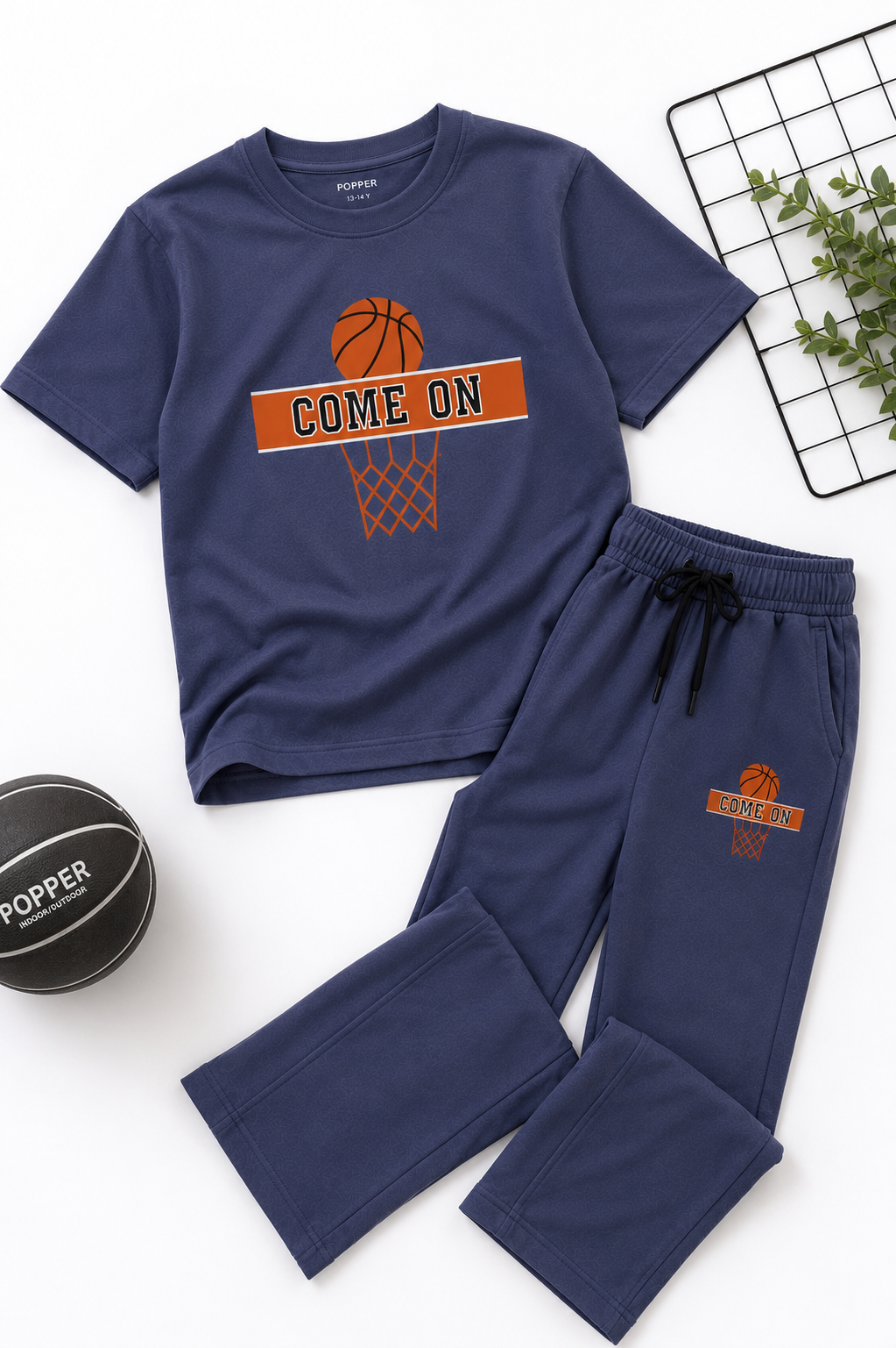Boys Come On Basketball Co-Ord Set