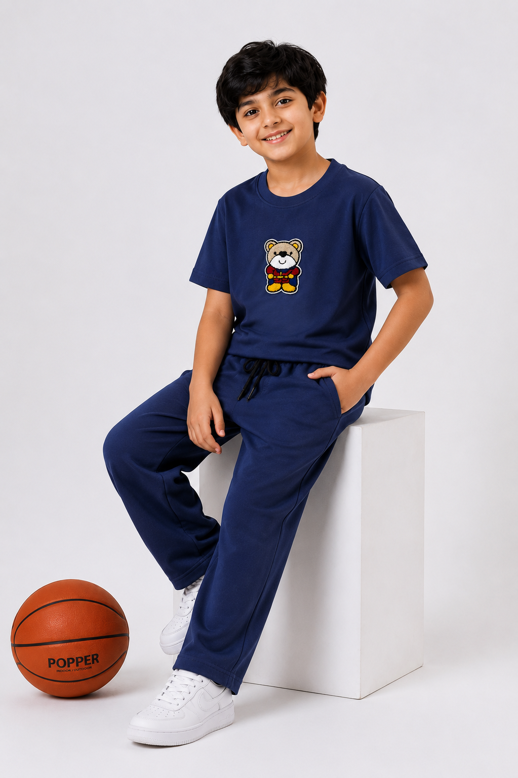 Teddy Bear Navy Co-ord Set