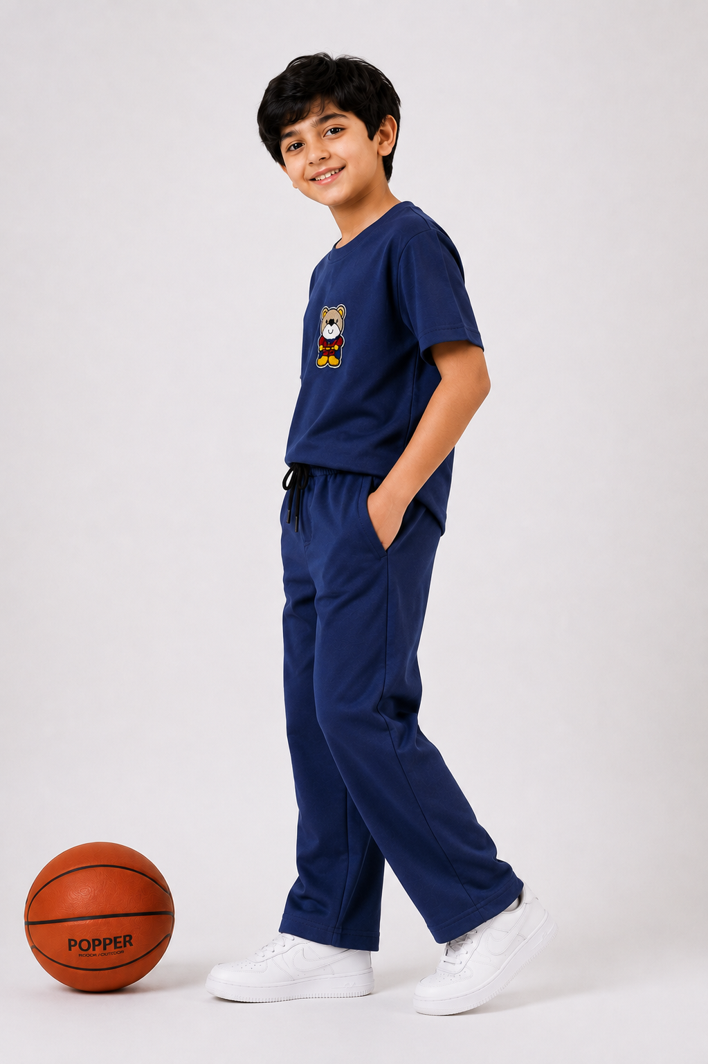 Teddy Bear Navy Co-ord Set