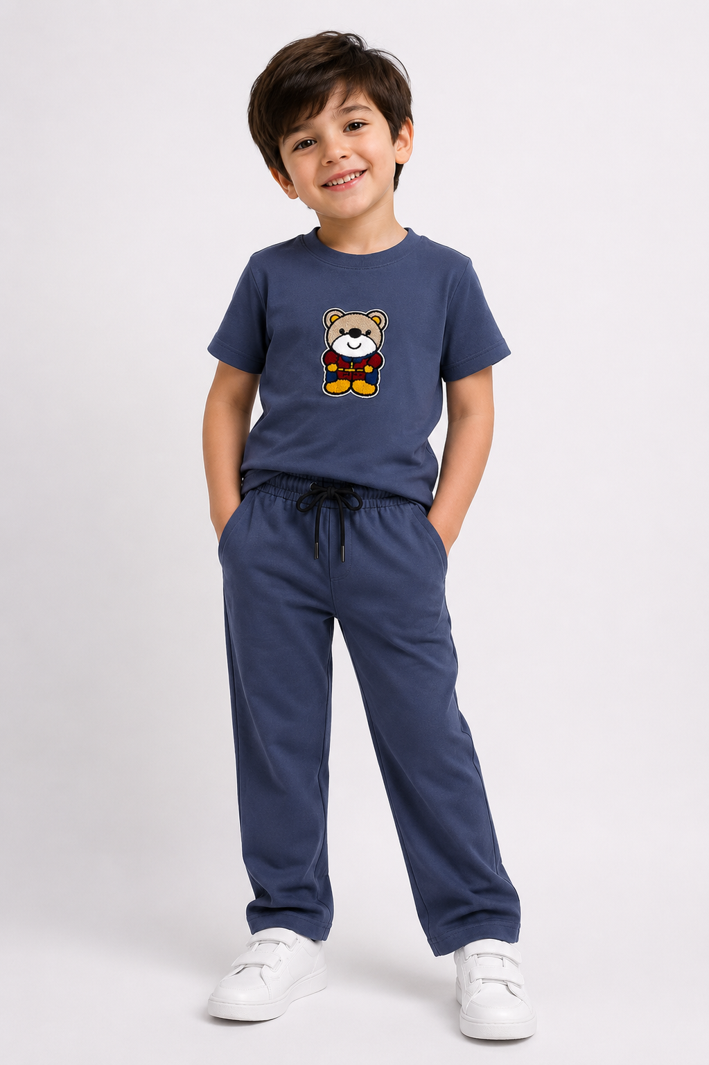 Teddy Bear Navy Co-ord Set