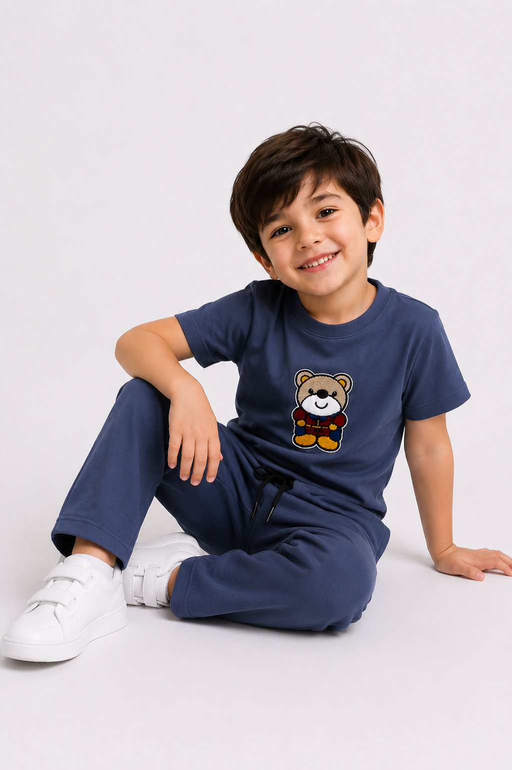 Teddy Bear Navy Co-ord Set