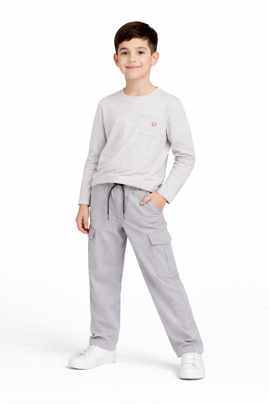 Casual full sleeve Shirt with  Gery Trouser