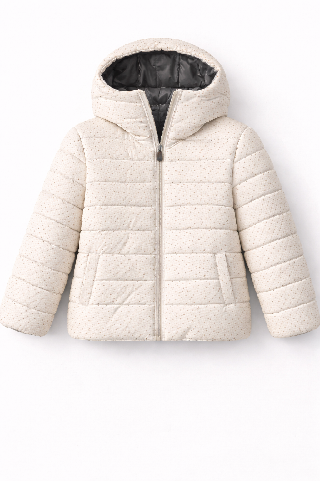 Kids Off-White Polka Dot Hooded Puffer Jacket – Winter Wear