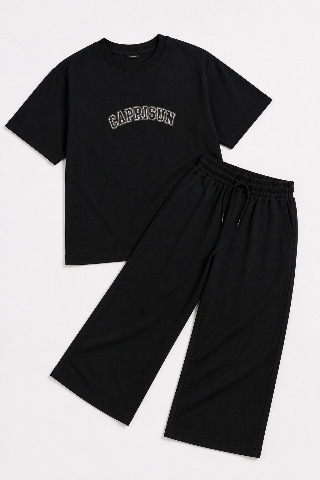 Kids Black Caprisun Co-Ord Set