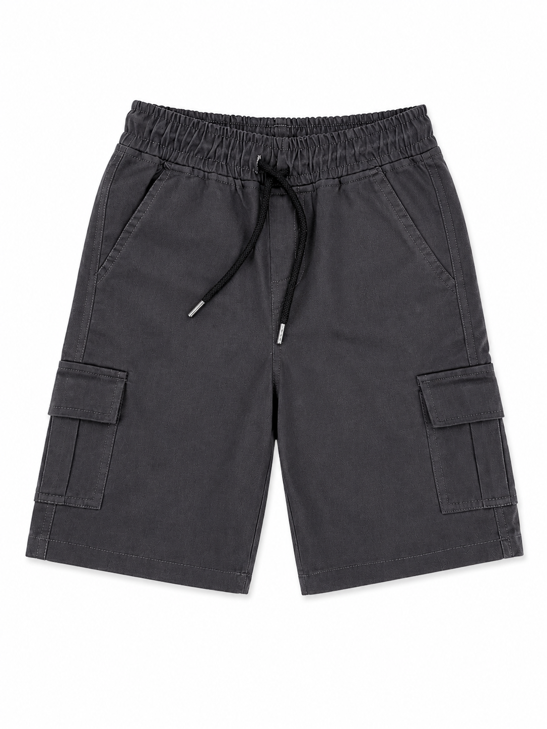 Boys Charcoal Grey Cargo Shorts