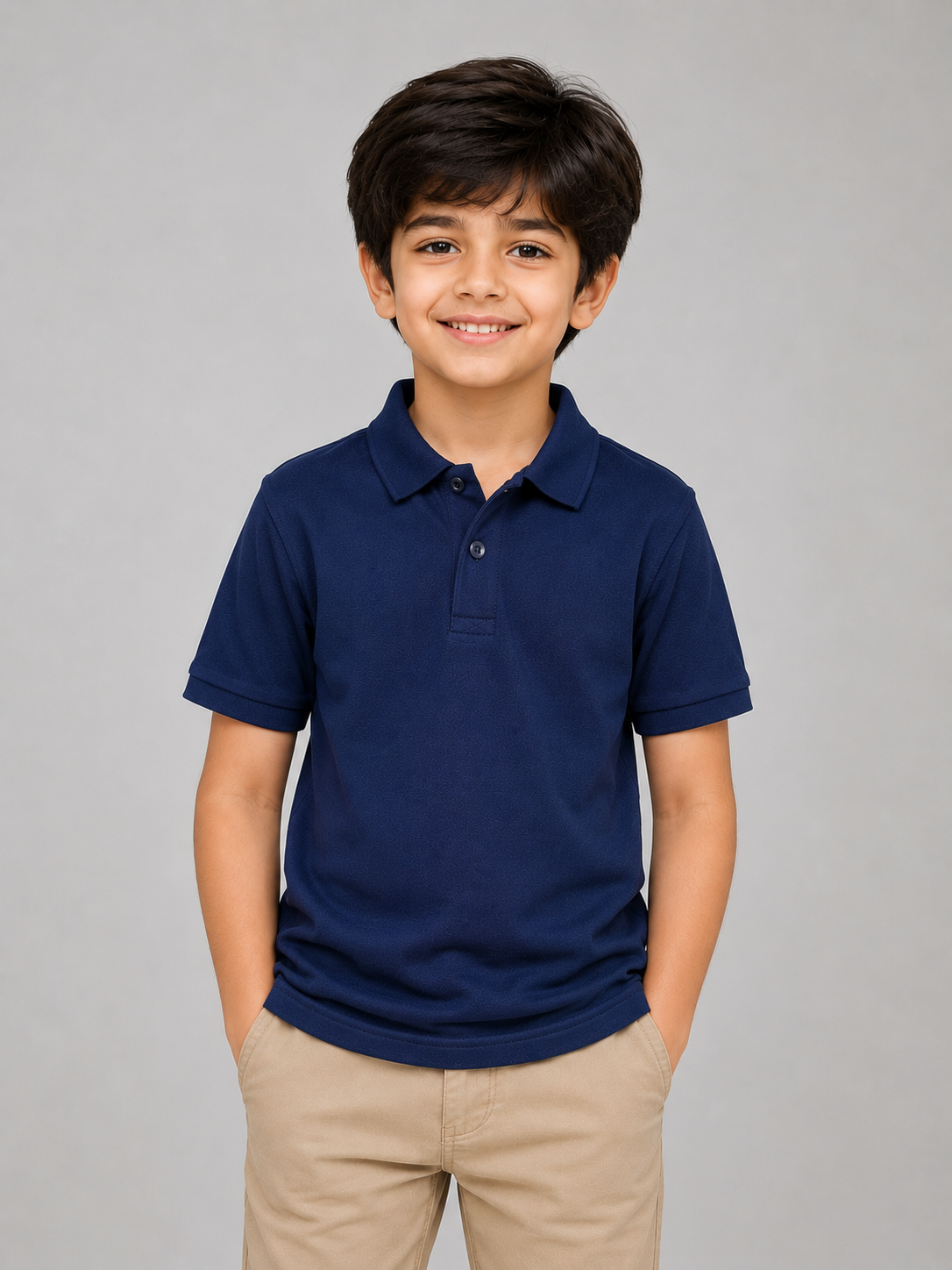 Kids Navy Blue Polo Shirt – Classic Casual Wear