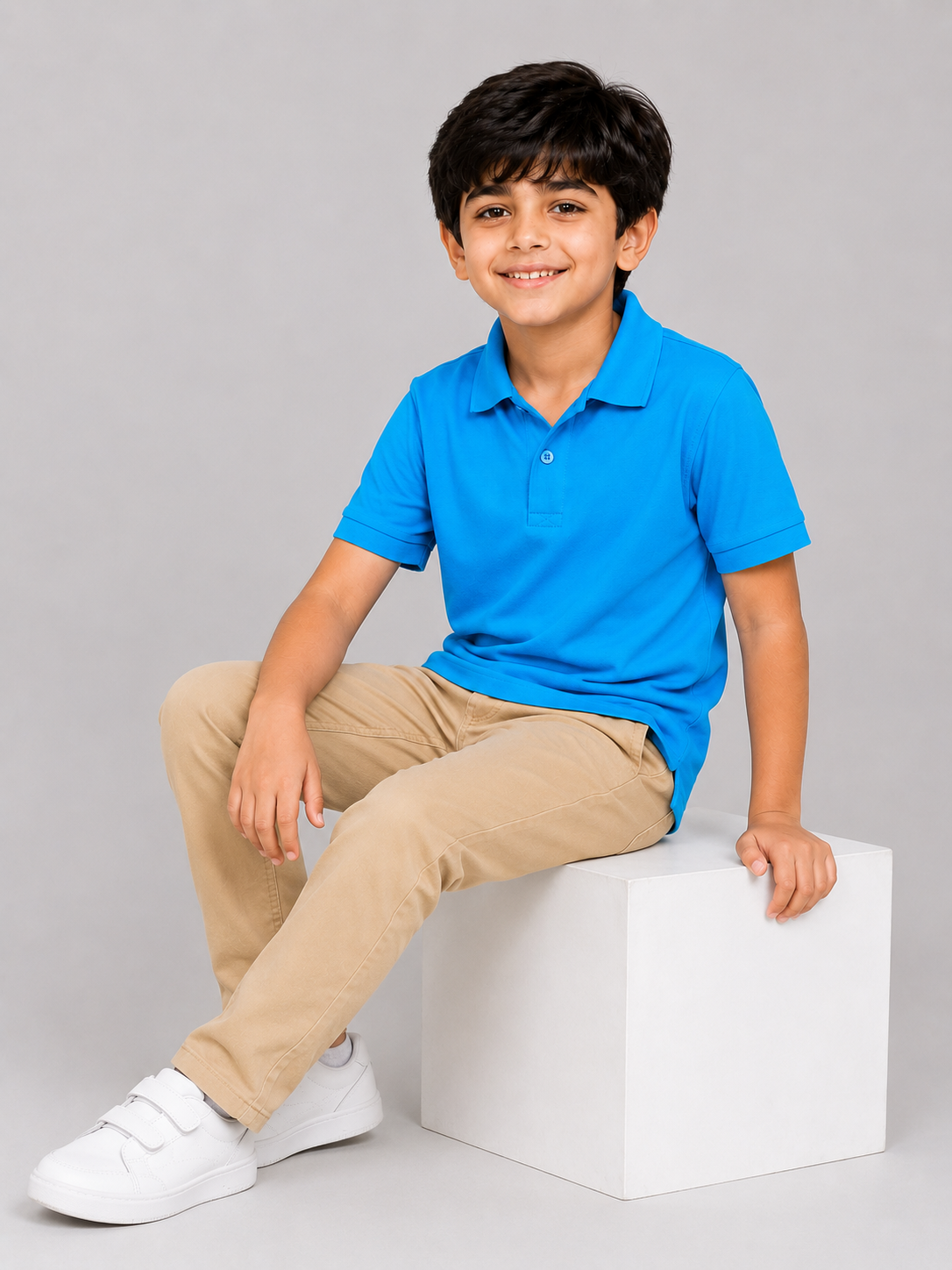 Kids Royal Blue Polo Shirt – Smart Casual Essential