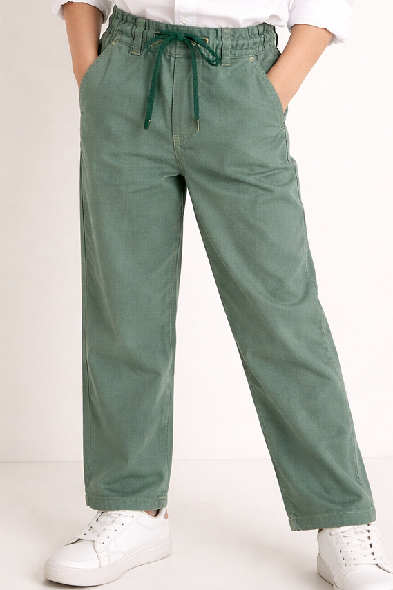 Sage Green Casual Pants