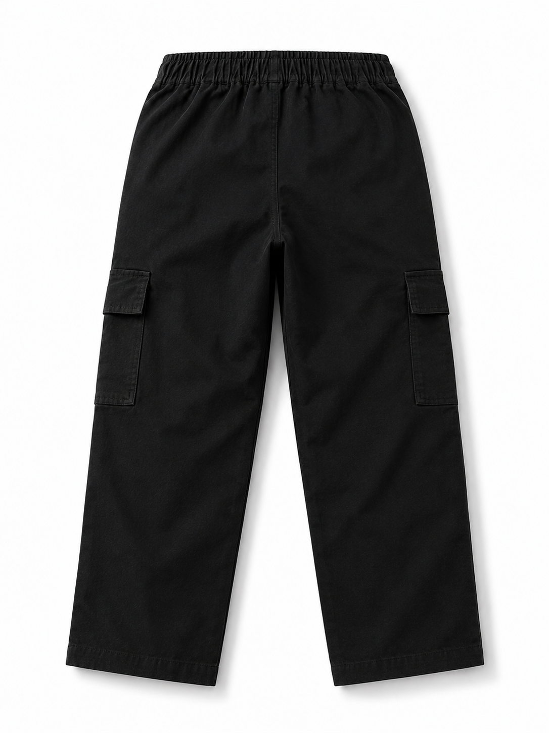 6 Pocket Black Cargo Pants – Kids