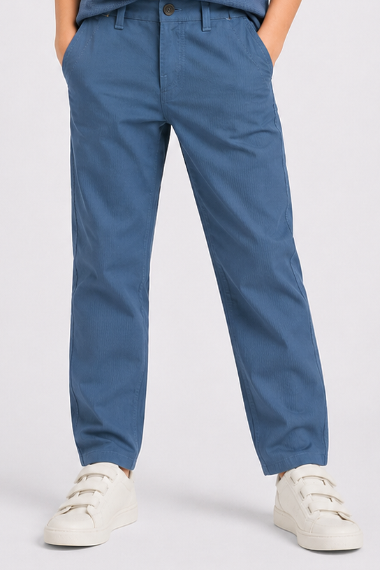 Boys Blue Tailored Pants