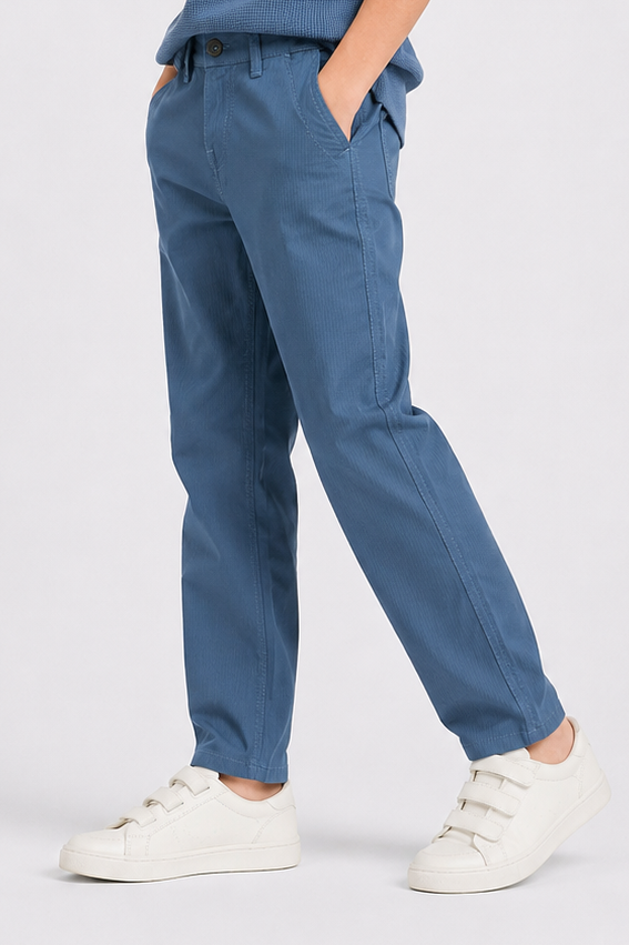 Boys Blue Tailored Pants