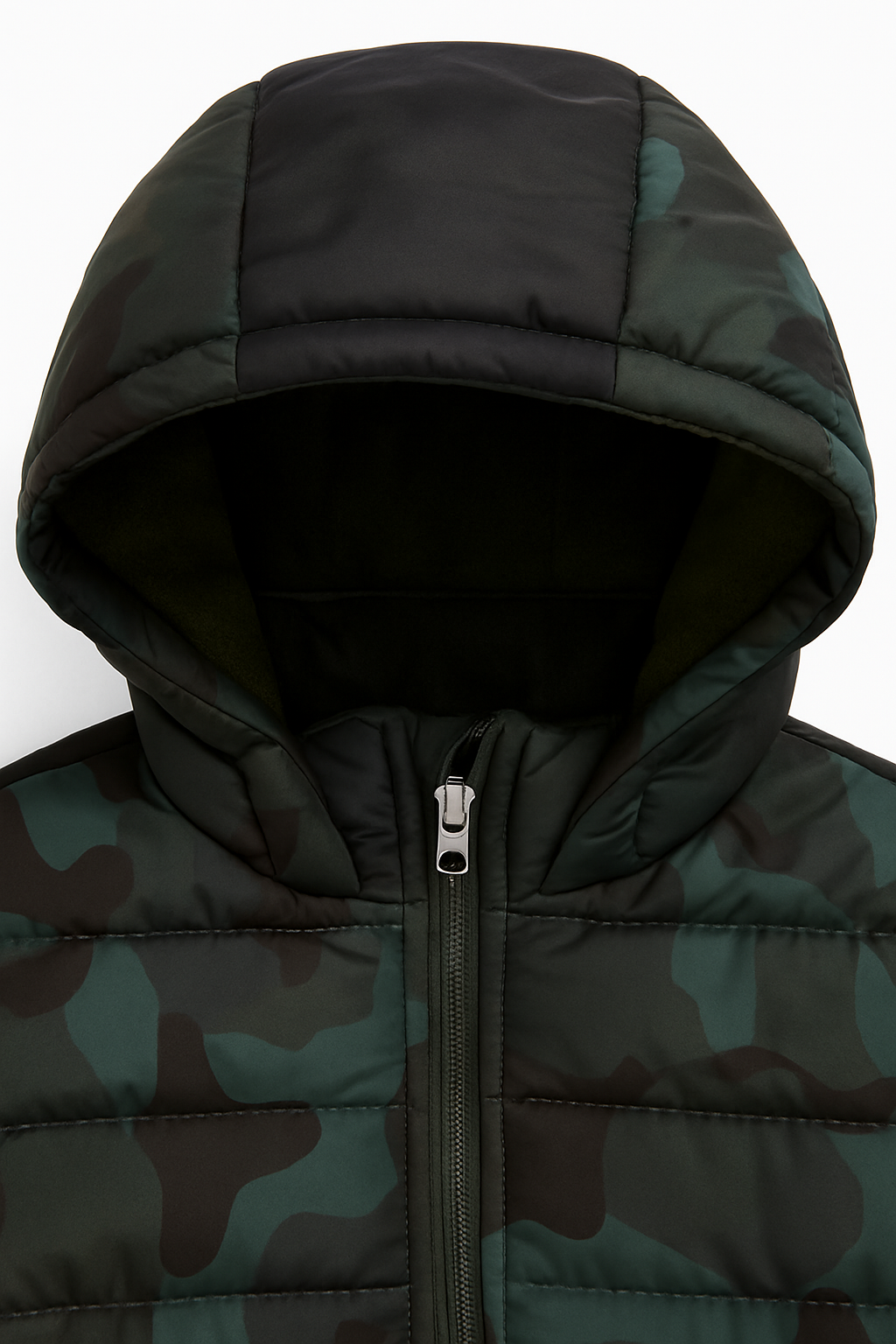 Kids’ Camouflage Puffer Jacket