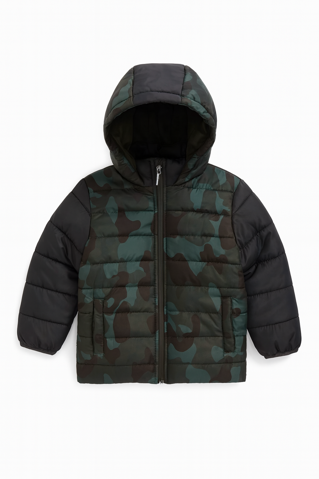 Kids’ Camouflage Puffer Jacket