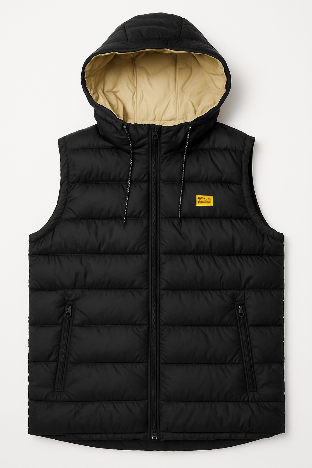 men’s Black  hooded puffer Jacket