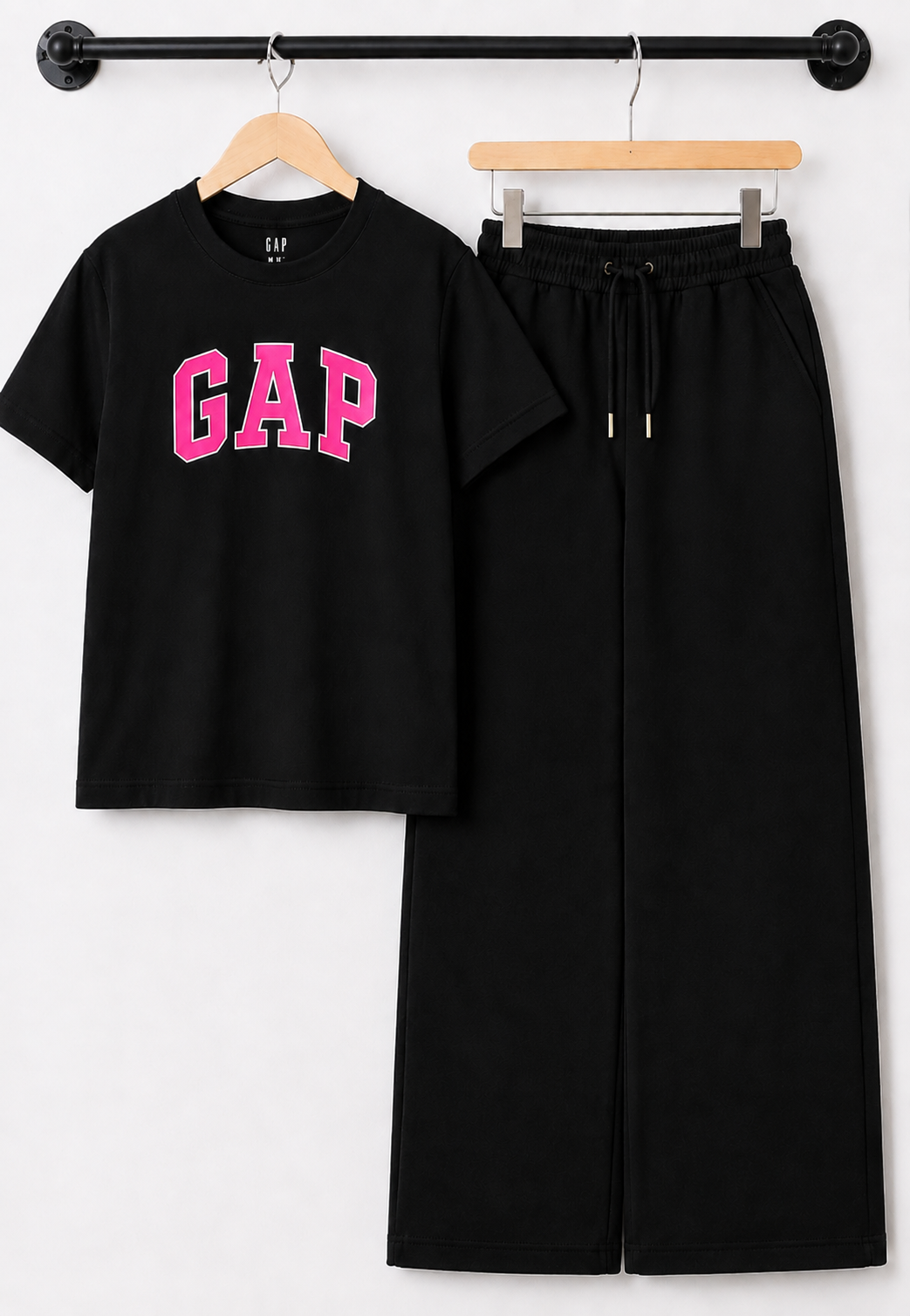 Kids Black GAP Co-Ord Set – Premium Cotton