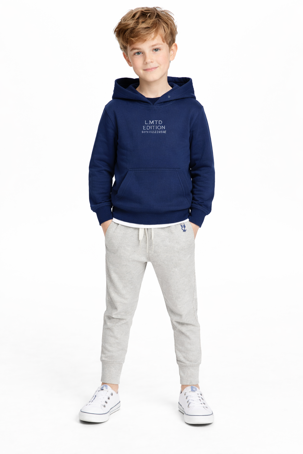 LMTD  NAVY COORDINATES HOODIE