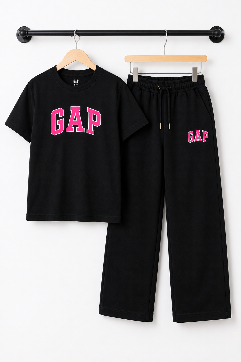 Kids Black GAP Co-Ord Set – Premium Cotton